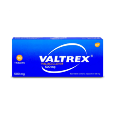Valtrex 500 mg 10 Tablets