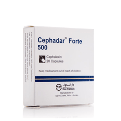 Cephadar-Forte 500 mg 20 Capsules