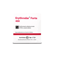 Erythrodar-Forte 400 mg 20 Tablets