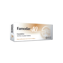 Famodar 40 mg 10 Tablets