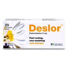 Deslor 5 mg 20 Tablets_1