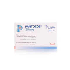 PANTOZOL 20 MG 15 TABLETS