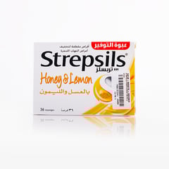 STREPSILS HONEY&LEMON 36 LOZENGES