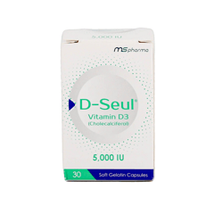 D-Seul Vitamin D 5000 IU 20 Capsules