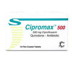 Cipromax 500 mg 10 Tablets