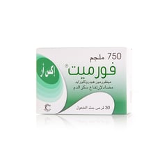 FORMIT XR 750 MG 30 TABLETS