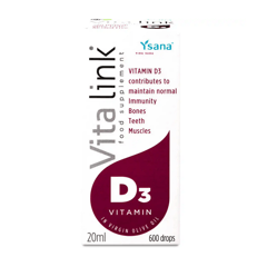 Vitalink Vitamin D3 20 ml Drops
