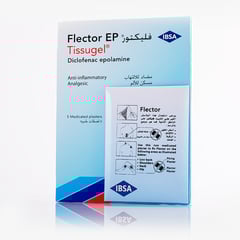 FLECTOR EP TISSUGEL 5PATCHES