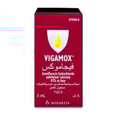 Vigamox 0.5% Eye Drops 5 ml