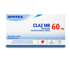 Claz MR 60 mg 30 Tablets