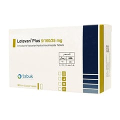 Lotevan plus 5 / 160 / 25 mg 30 Tablets