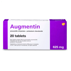 AUGMENTIN 625mg 20 Tablets
