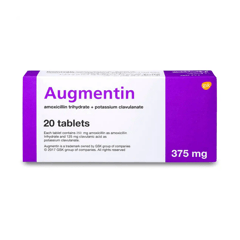 Augmentin 375 mg 20 Tablets