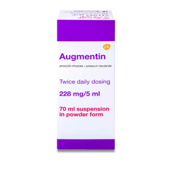Augmentin 228 mg Suspension 70 ml