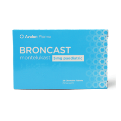 Broncast 5 mg, Chewable 28 Tablets