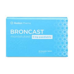 Avalon Broncast Paediatric 4 mg 28 Chewable Tablets