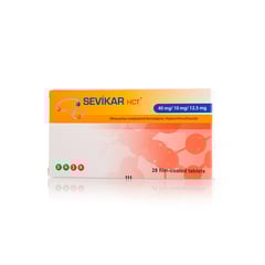 SEVIKAR HCT 40/10/125 MG 28 TABLETS