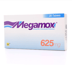 Megamox 625 mg 20 Tablets
