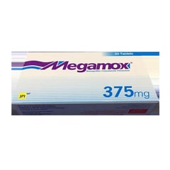 Megamox 375 mg 20 Tablets
