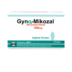 Gyno-Mikozal 400 mg 3 Vaginal Ovules