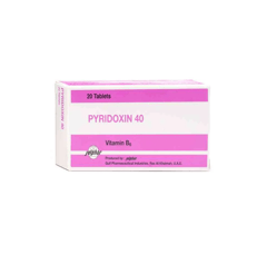بيريدوكسين 40 مجم 20 قرص