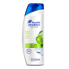 هيد اند شولدرز شامبو برائحة التفاح المنعشة 600مل