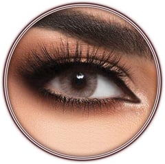  لنس مي كراميل عدسات لاصقة تجميلية ملونة استخدام 6 شهور - لون الكراميل البني