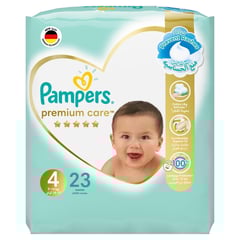 PAMPERS PREMIUM CARE SIZE (4) 8-14 KG 23 DIAPERS