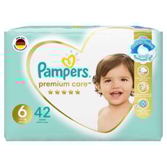 Pampers Premium Care Diapers Size (6) +13 Kg 42 Diapers