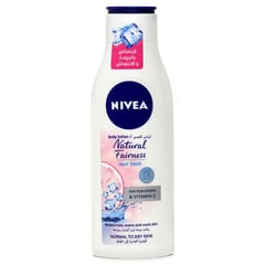 NIVEA Natural Fairness Cool Fresh Body Lotion, Vitamin C, Normal to Dry Skin, 250ml
