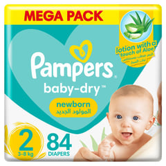 Pampers Size 2 New Baby Dry- 3-8kg 84 Pieces