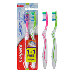 Colgate Max White Whitening Multipack Medium Toothbrush - 2pk - Multi Color