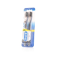 ORAL-B Charcoal Toothbrush Soft (1+1)
