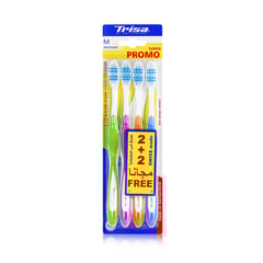 TRISA TOOTH BRUSH FOCUS MEDIUM PROMOPACK 2+2