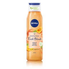 NIVEA Fresh Blends Refreshing Shower Gel Apricot Mango Rice Milk, 300 ml