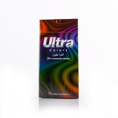 ULTRA CONDOM COLORS 12 PIECES