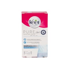 Veet, Wax Strips, Pure Cold, For Bikini - 16 Pcs