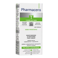 PHARMACERIS T Sebo Moistatic moisturizing and soothing face cream SPF 30 50ml