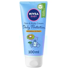 NIVEA Baby Face & Body Daily Protection Cream, Calendula Extract, 100ml
