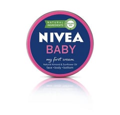 NIVEA Baby My First Cream All Purpose Cream, Natural Almond & Sunflower Oil, 150ml