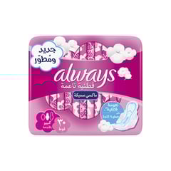 ALWAYS COTTON SOFT SENSITIVE LARGE WITH WINGS 30 PADS