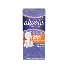 ALWAYS PANTYLINER COMFORT PROTECT WRAPPED NORMAL 20