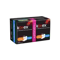 KOTEX ULTRA THIN PADS NORMAL WITH WINGS 20 PADS