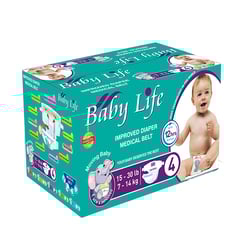 Baby life diaper box no-4 large 88 diapers