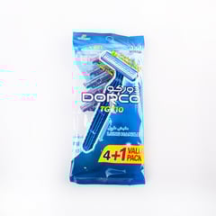 DORCO LONG HANDLE TG 710 4+1 RAZORS