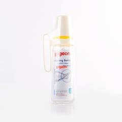 PIGEON FEEDING GLASS BOTTLE 240CC WITH HAND