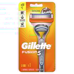 Gillette Fusion5 Men's Razor Handle + 2 Blade Refills