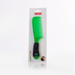 Titania Comb with Handle Rubber Grip 1812/6
