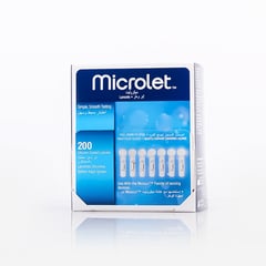 LANCETS MICROLET BAYER 200 PCS