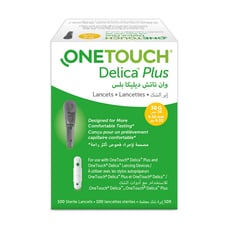 ONE TOUCH DELICA PLUS LANCET 100 pieces